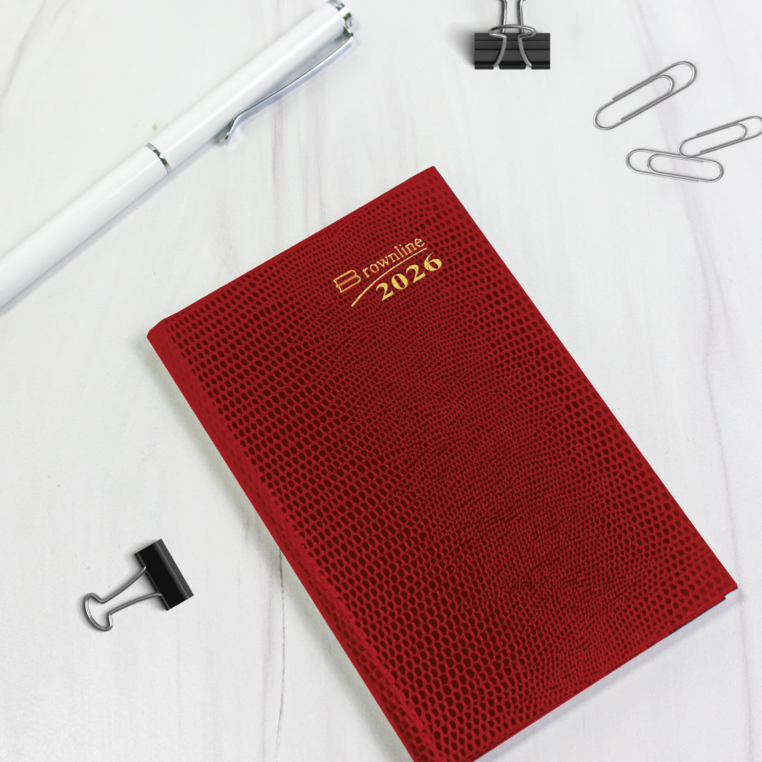 Brownline Weekly Pocket Planner 2026, English, Assorted Colours CB303.ASX-26