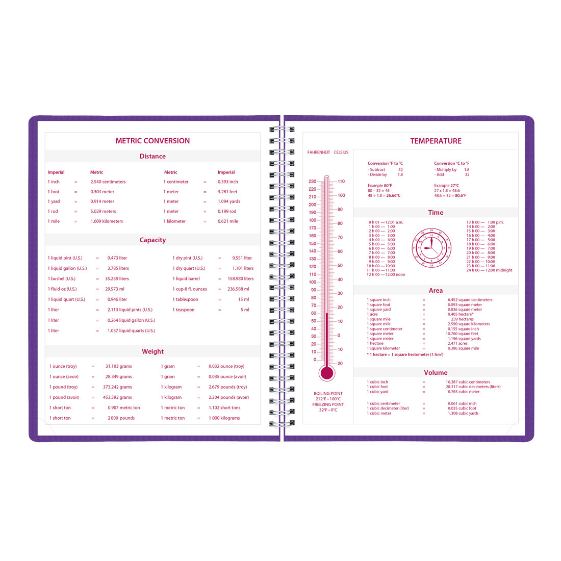Brownline DuraFlex Weekly Appointment Book 2026, English CB950V.PUR-26 #colour_purple
