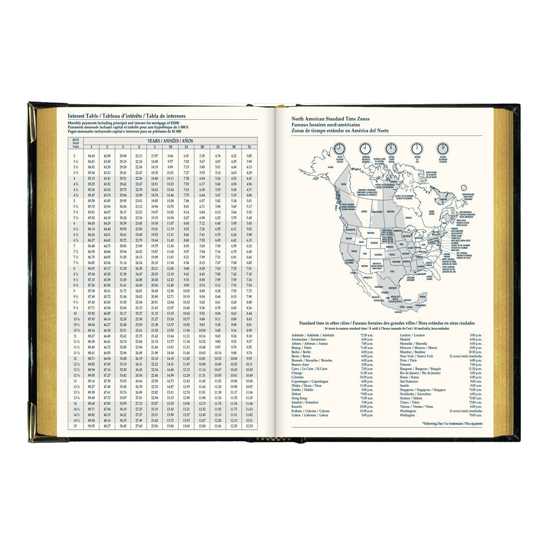 Brownline Executive Weekly Planner 2026, Trilingual, Black CBE507-26