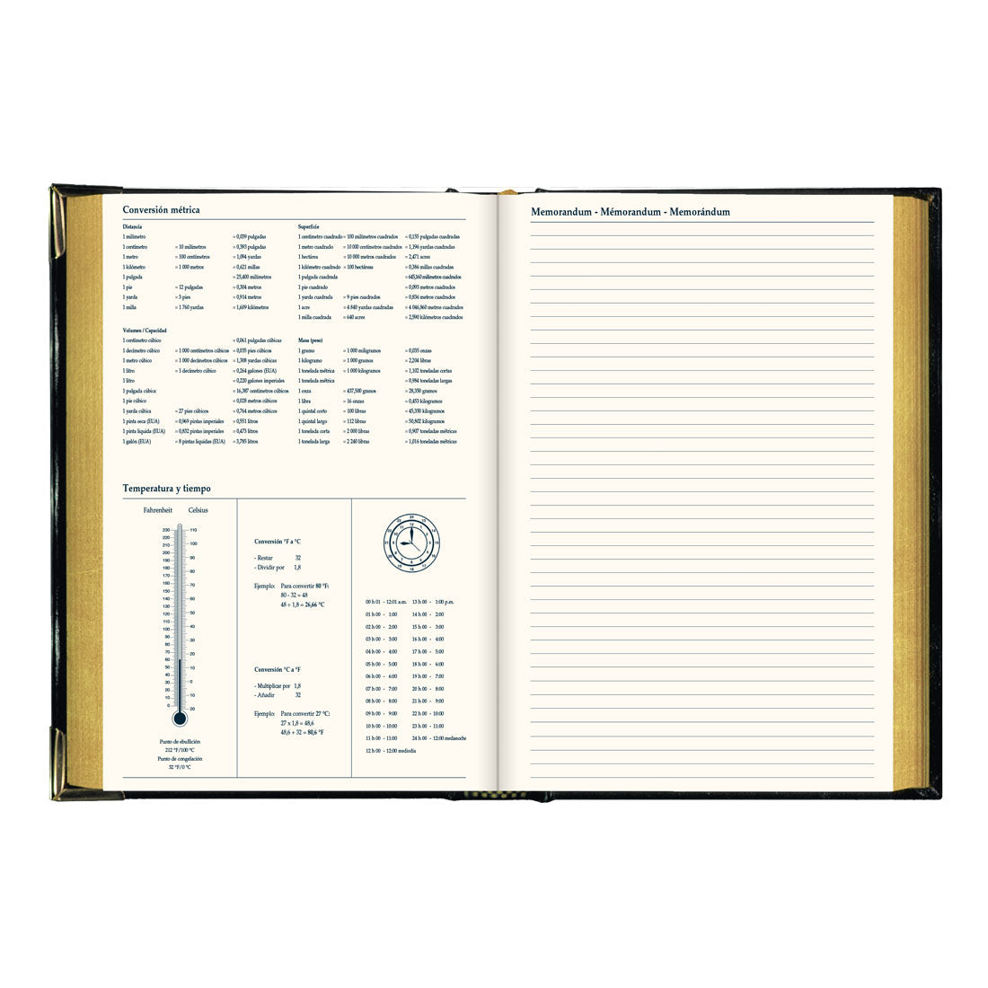 Brownline Executive Weekly Planner 2026, Trilingual, Black CBE507-26