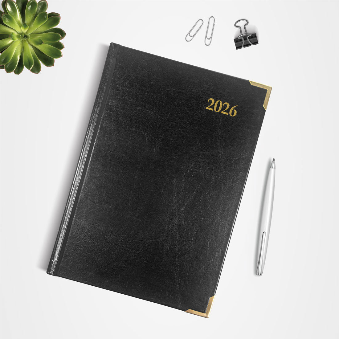 Brownline Executive Weekly Planner 2026, Trilingual, Black CBE507-26