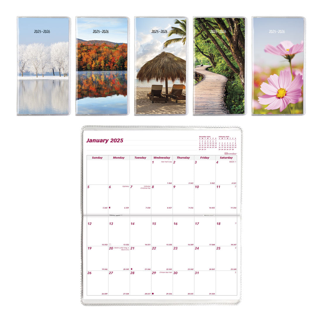 2-Year Monthly Pocket Planner 2025-2026, English, CA424.ASX