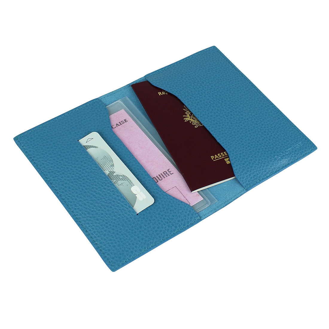 Passport/Document Holder - Turquoise#colour_laurige-turquoise