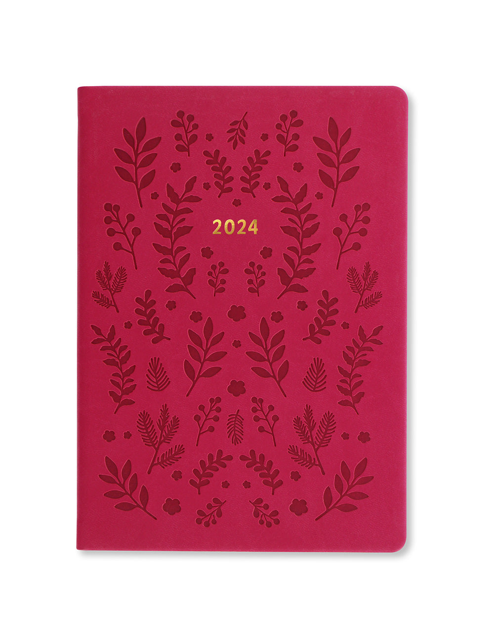 Woodland A5 Week to View Diary 2024 - Multilanguage#colour_woodland-pink