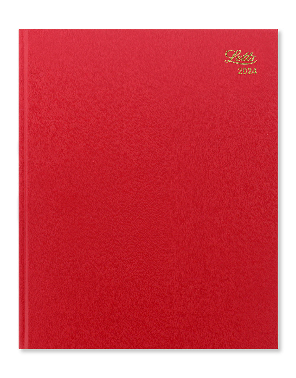 Standard Quarto Day to a Page Diary 2024 - English#colour_red