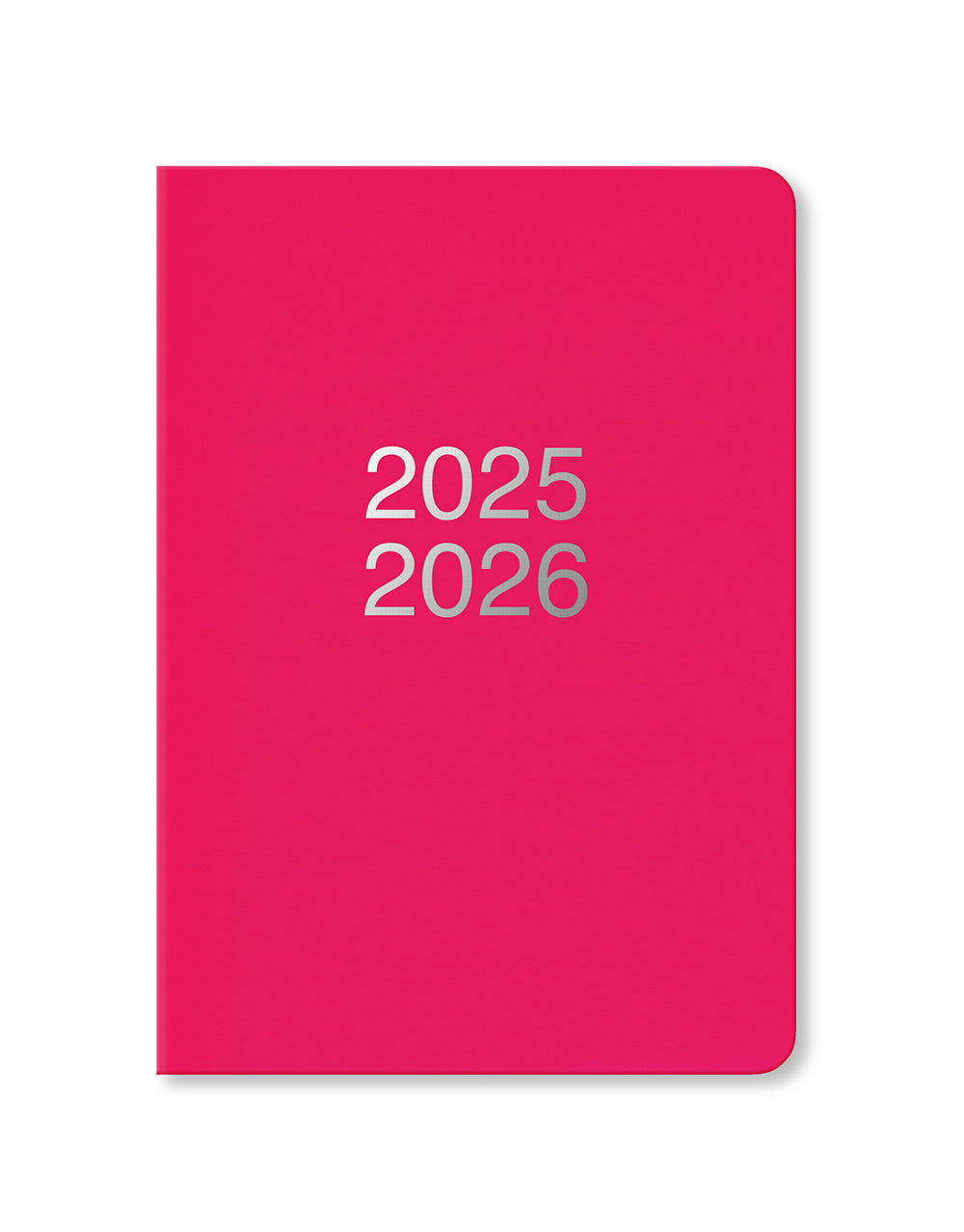 Letts Dazzle A5 Week to View Planner 2025-2026 - Multilanguage 26-030358 #colour_dazzle-pink