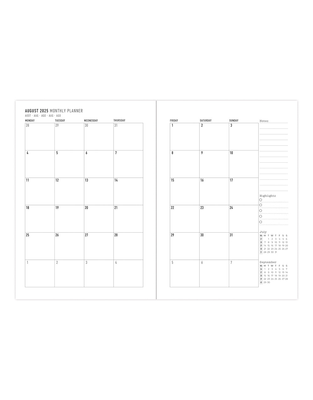 Letts Paisley A6 Week to View Planner 2025-2026 - Multilanguage 26-030851 #colour_butterfly