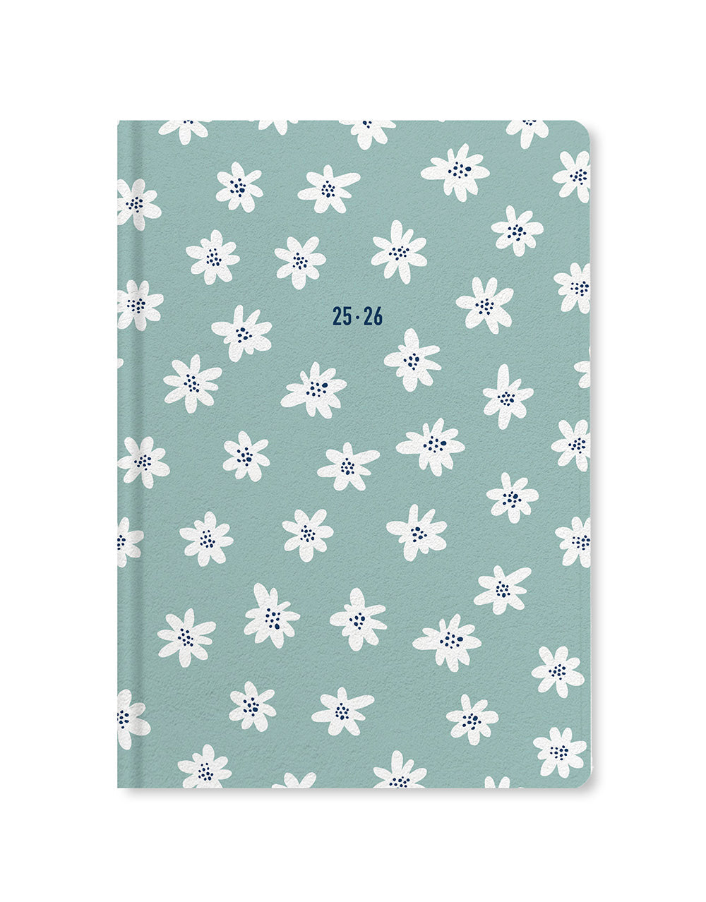 Letts Daisies A5 Week to View Planner 2025-2026 - Multilanguage 26-031866 #colour_daisies-mint