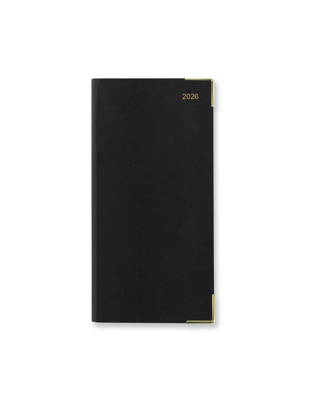 Letts of London Classic Slim Landscape Month to View Planner 2026 - English Black 26-C12SBK #colour_black