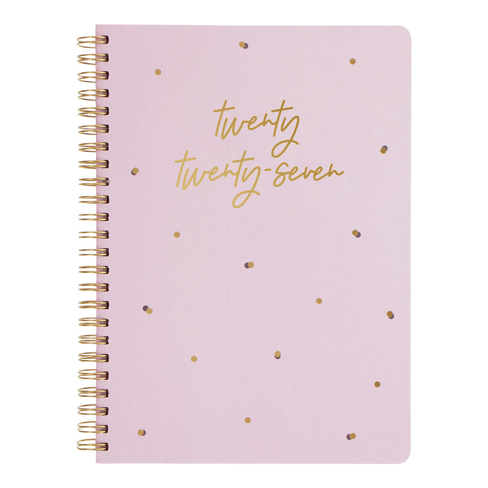 Letts A5 Weekly Planner, Celebrate, 2027 Rose 27-082185 27-082185 #colour_rose