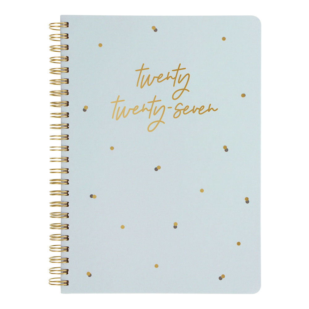 Letts A5 Weekly Planner, Celebrate, 2027 Sky 27-082186 27-082186 #colour_sky