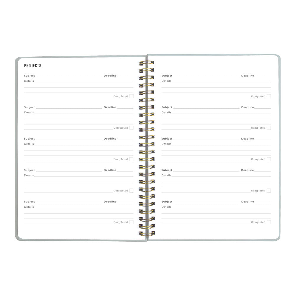 Letts A5 Weekly Planner, Celebrate, 2027 Sky 27-082186 27-082186 #colour_sky