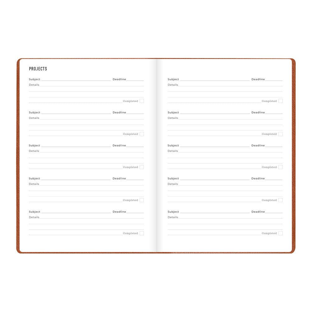 Letts A5 Weekly Planner, Oslo, 2027 Tan 27-082334 27-082334 #colour_tan