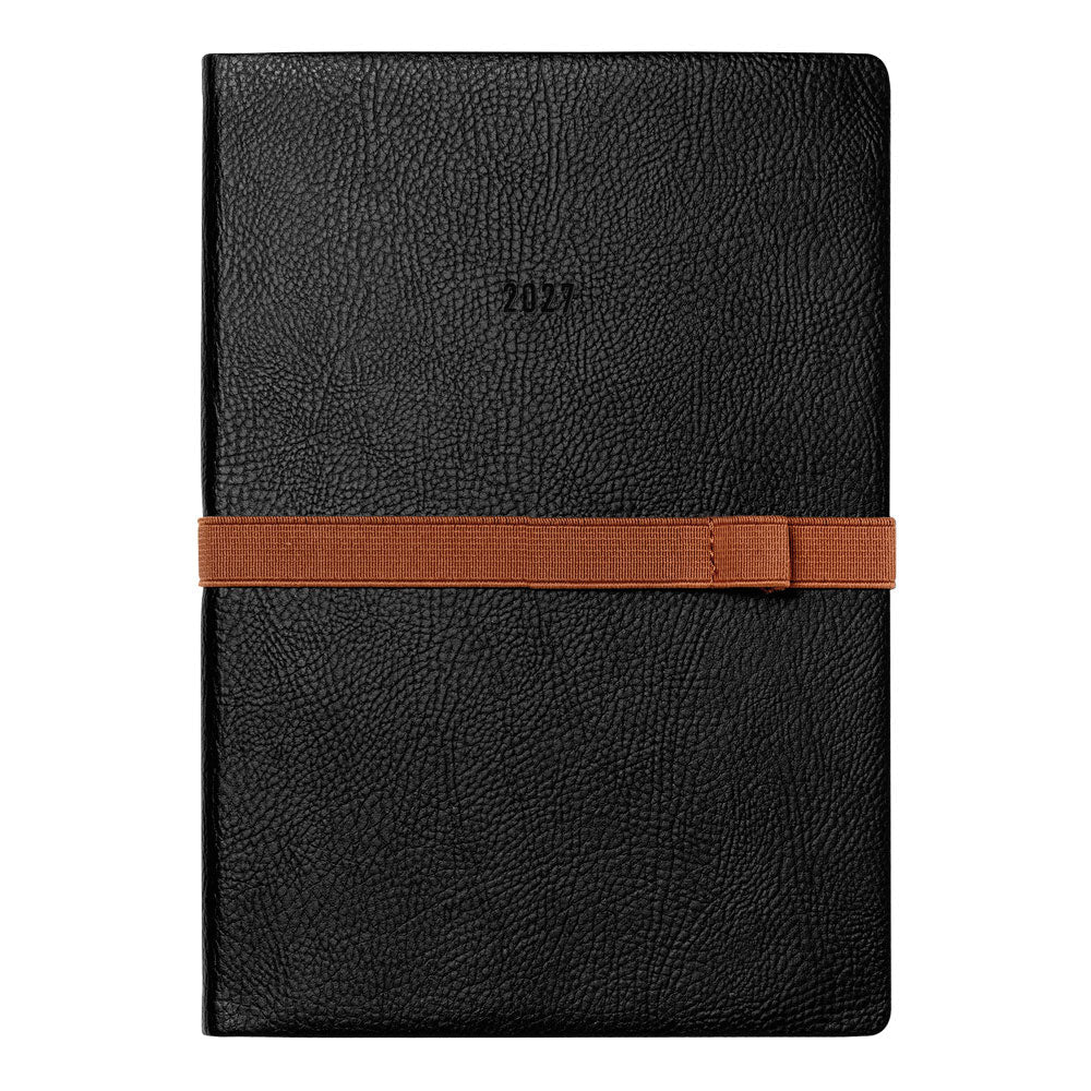 Letts A5 Weekly Planner, Oslo, 2027 Black 27-082335 27-082335 #colour_black