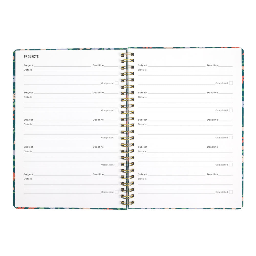 Letts A5 Weekly Planner, Spring Valley, 2027 Green 27-082376 27-082376 #colour_spring-valley-green