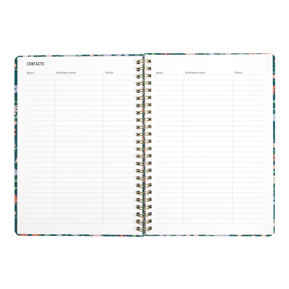 Letts A5 Weekly Planner, Spring Valley, 2027 Green 27-082376 27-082376 #colour_spring-valley-green