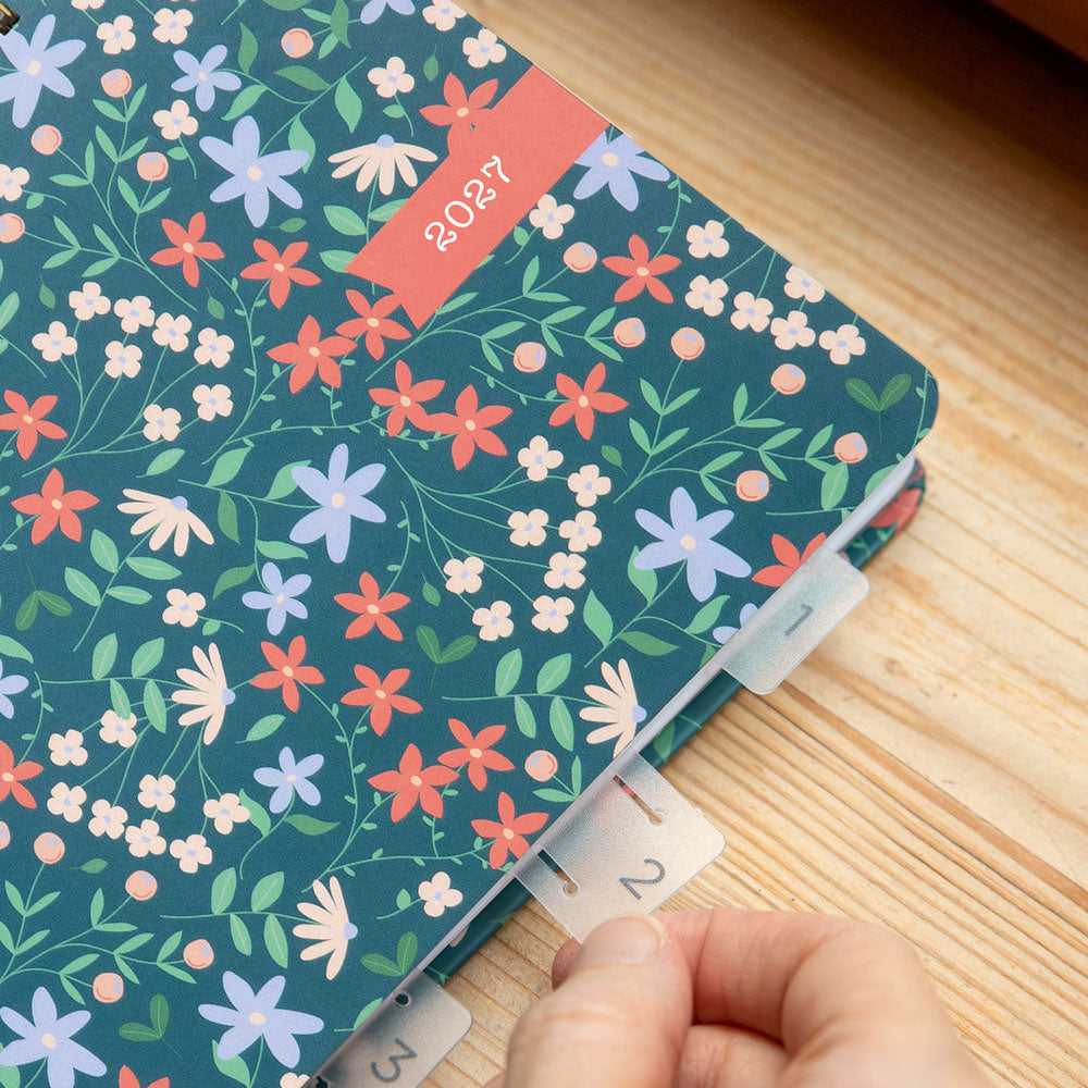 Letts A5 Weekly Planner, Spring Valley, 2027 Green 27-082376 27-082376 #colour_spring-valley-green