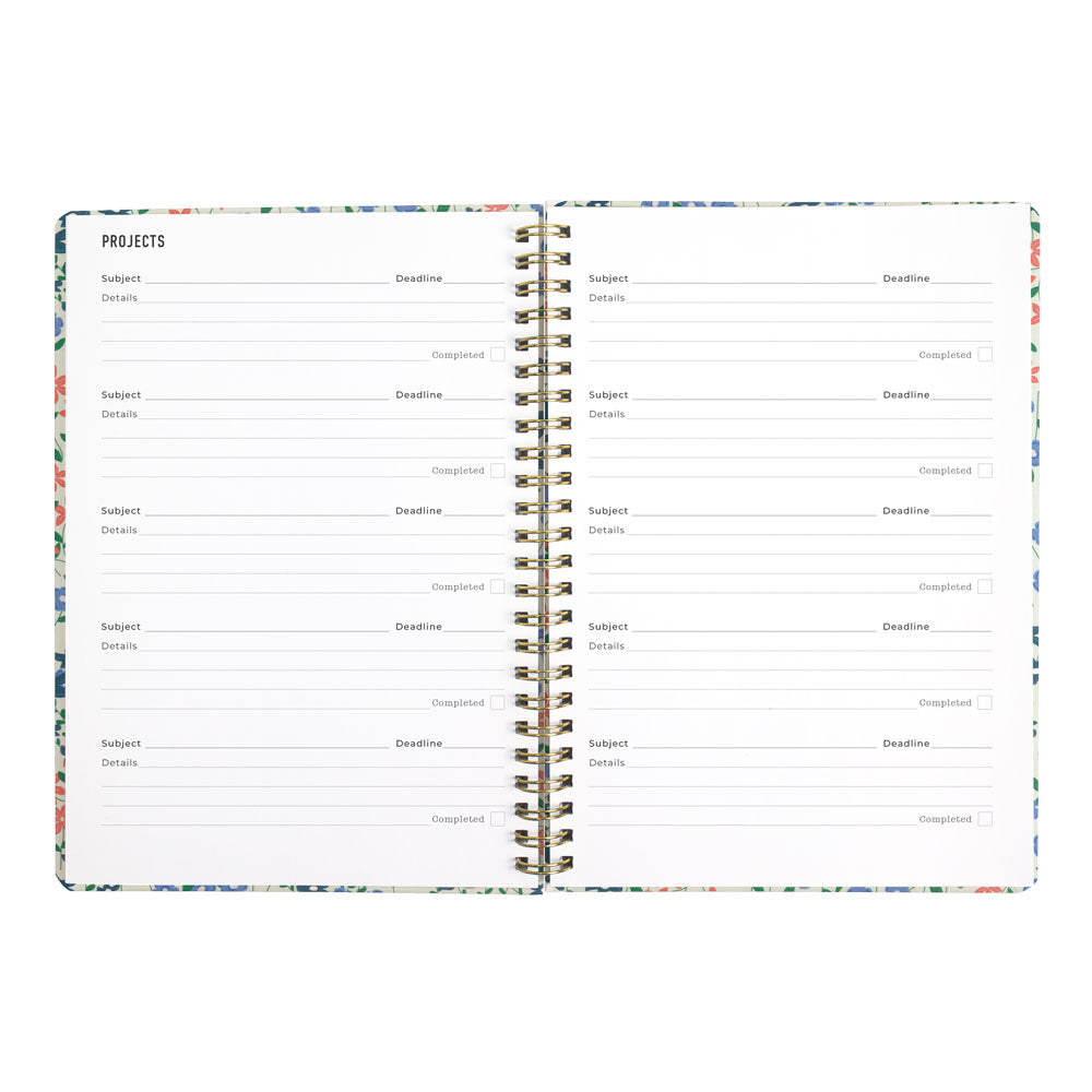 Letts A5 Weekly Planner, Spring Valley, 2027 Mint 27-082377 27-082377 #colour_spring-valley-mint