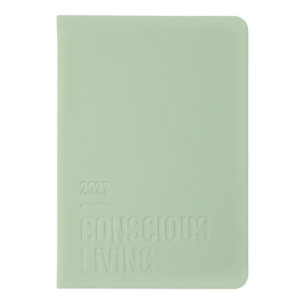 Letts A5 Weekly Planner, Conscious, 2027 Sage 27-082396 27-082396 #colour_sage