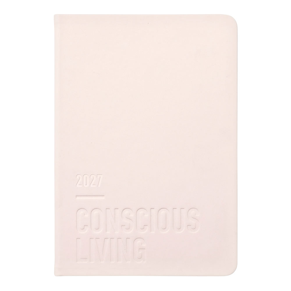 Letts A5 Weekly Planner, Conscious, 2027 Rosewater 27-082399 27-082399 #colour_rosewater