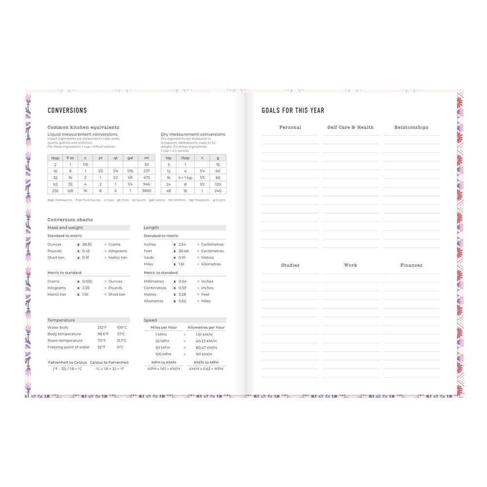 Letts A5 Weekly Planner, Morocco, 2027 Pink 27-082494 27-082494 #colour_morocco-pink