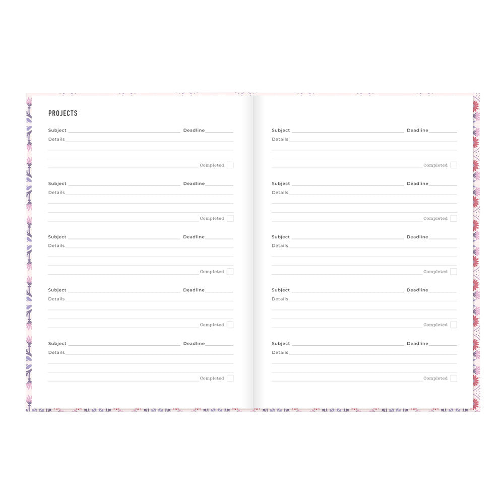 Letts A5 Weekly Planner, Morocco, 2027 Pink 27-082494 27-082494 #colour_morocco-pink