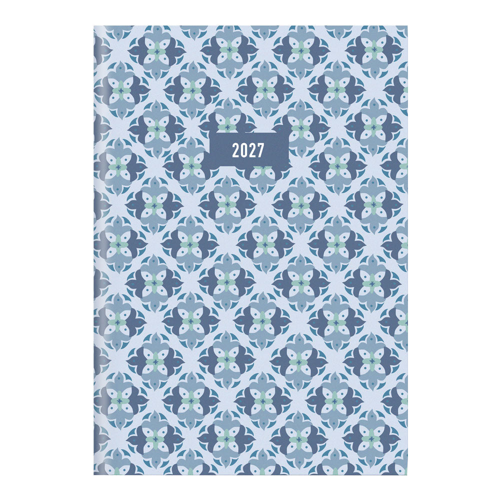 Letts A5 Weekly Planner, Morocco, 2027 Blue 27-082495 27-082495 #colour_morocco-blue