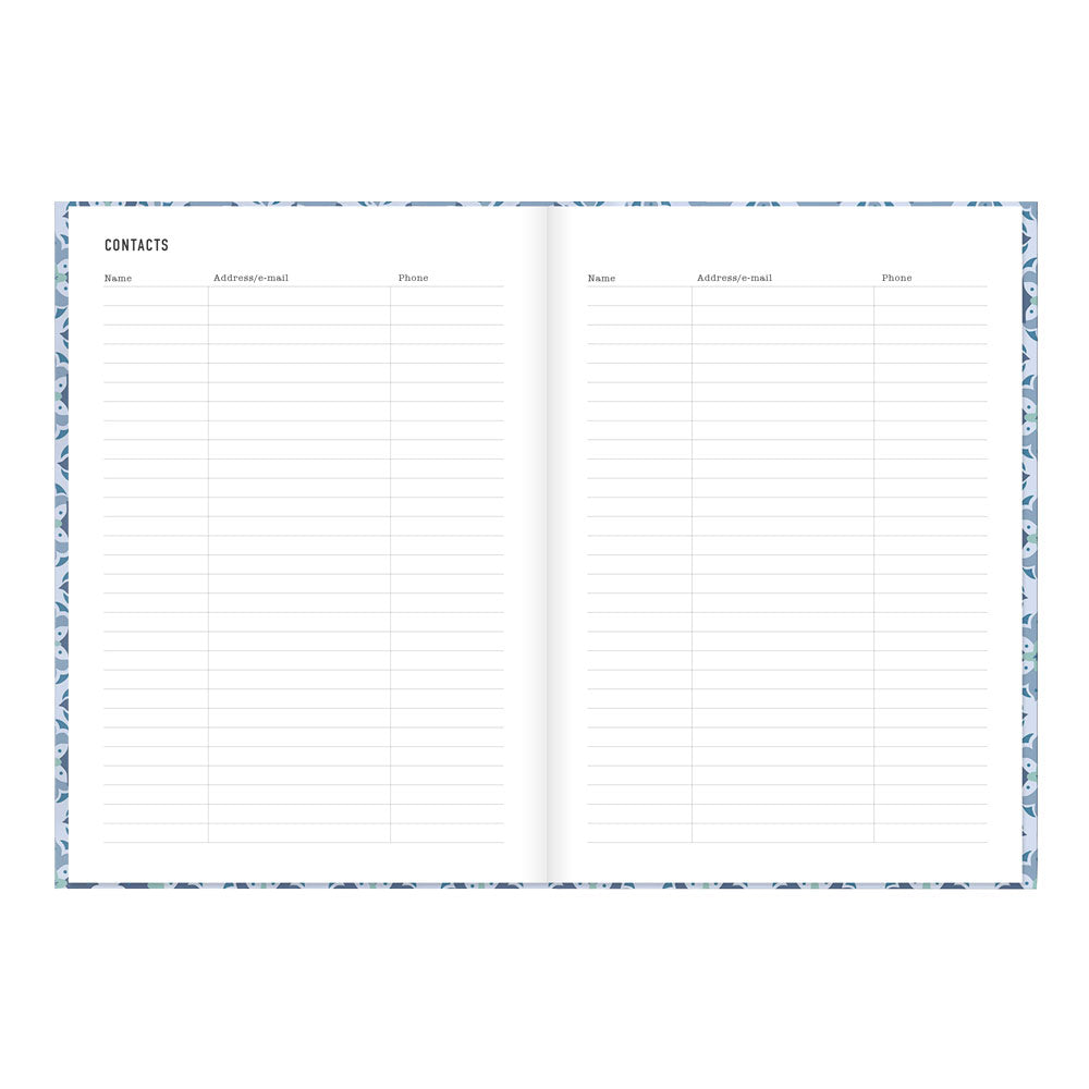 Letts A5 Weekly Planner, Morocco, 2027 Blue 27-082495 27-082495 #colour_morocco-blue