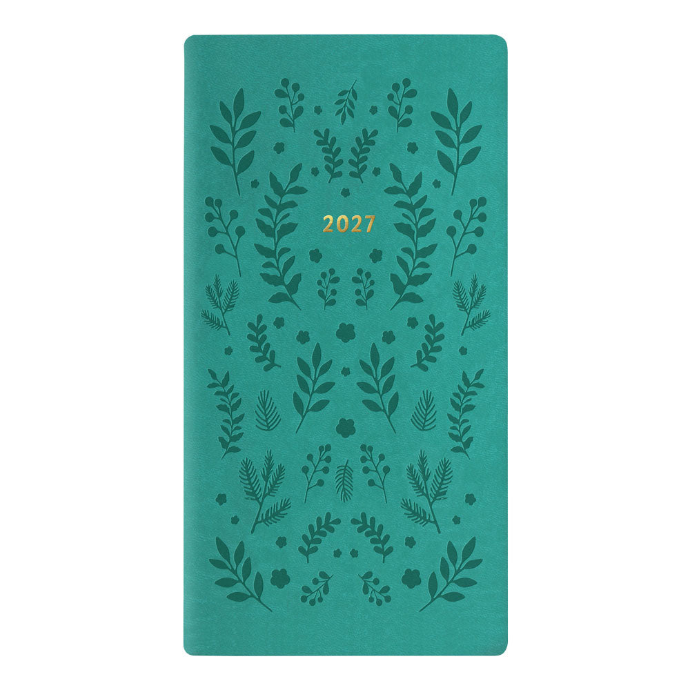 Letts Slim Weekly Planner, Woodland, 2027 Green 27-082545 27-082545 #colour_woodland-green