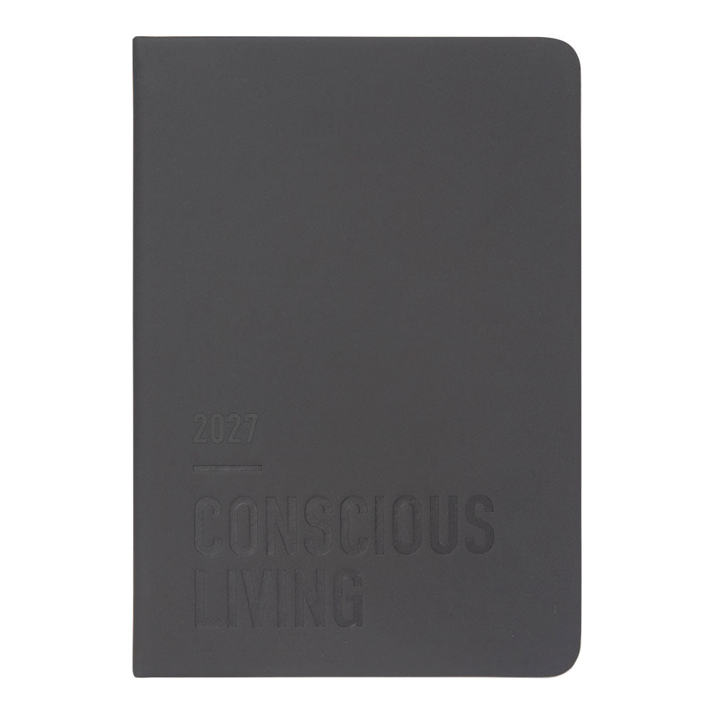 Letts A5 Weekly Planner, Conscious, 2027 Slate 27-082551 27-082551 #colour_slate