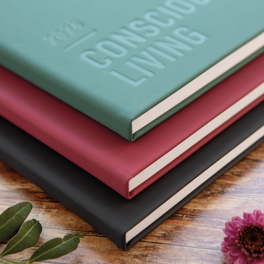 Letts A5 Weekly Planner, Conscious, 2027 Pine 27-082553 27-082553 #colour_pine