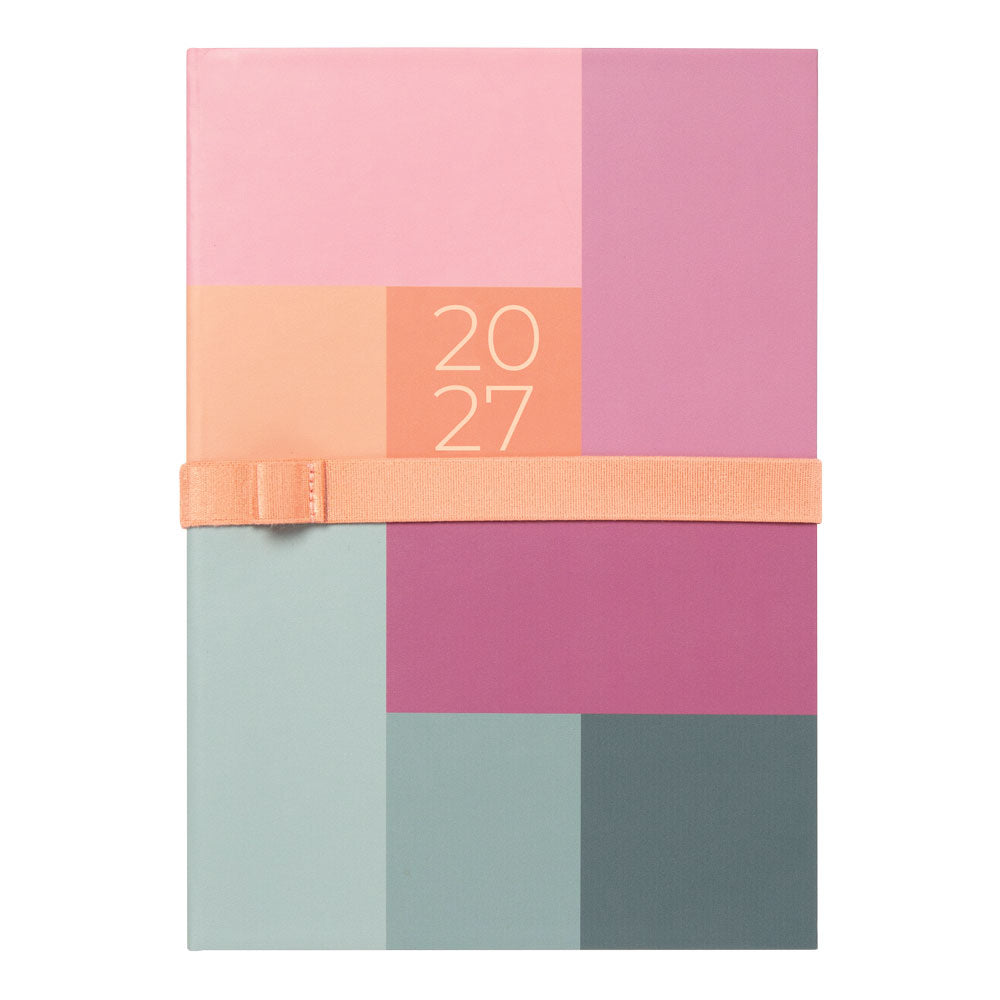 Letts A5 Weekly Planner, Gradient, 2027 Rose 27-082570 27-082570 #colour_gradient-rose