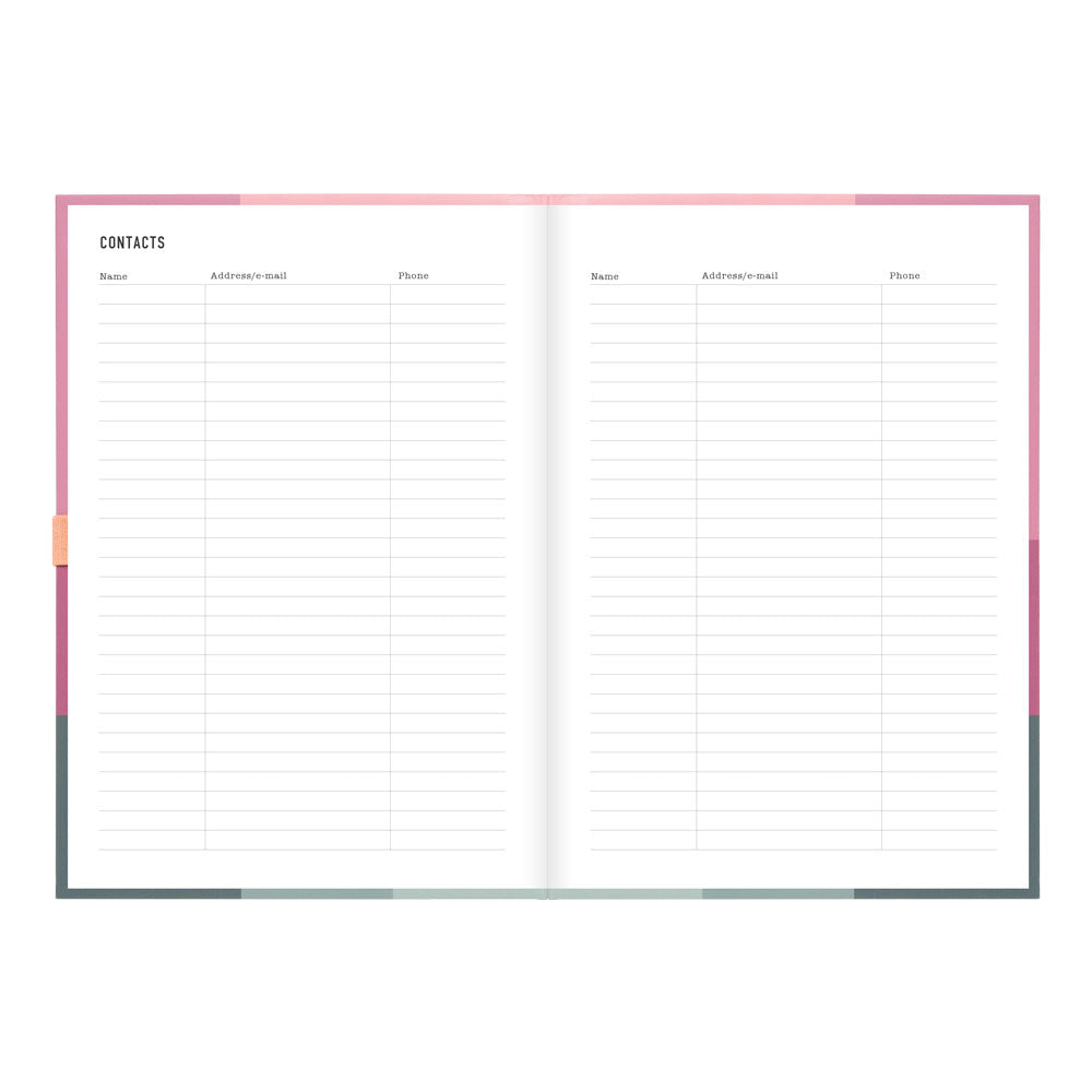 Letts A5 Weekly Planner, Gradient, 2027 Rose 27-082570 27-082570 #colour_gradient-rose