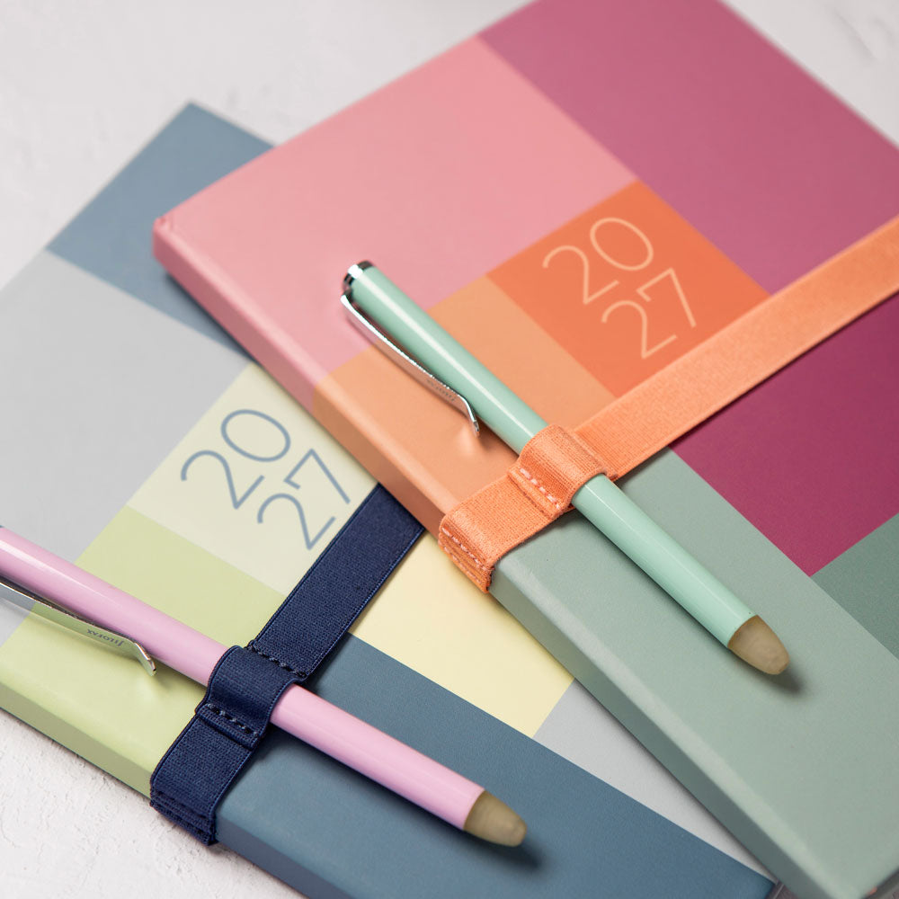 Letts A5 Weekly Planner, Gradient, 2027 Rose 27-082570 27-082570 #colour_gradient-rose