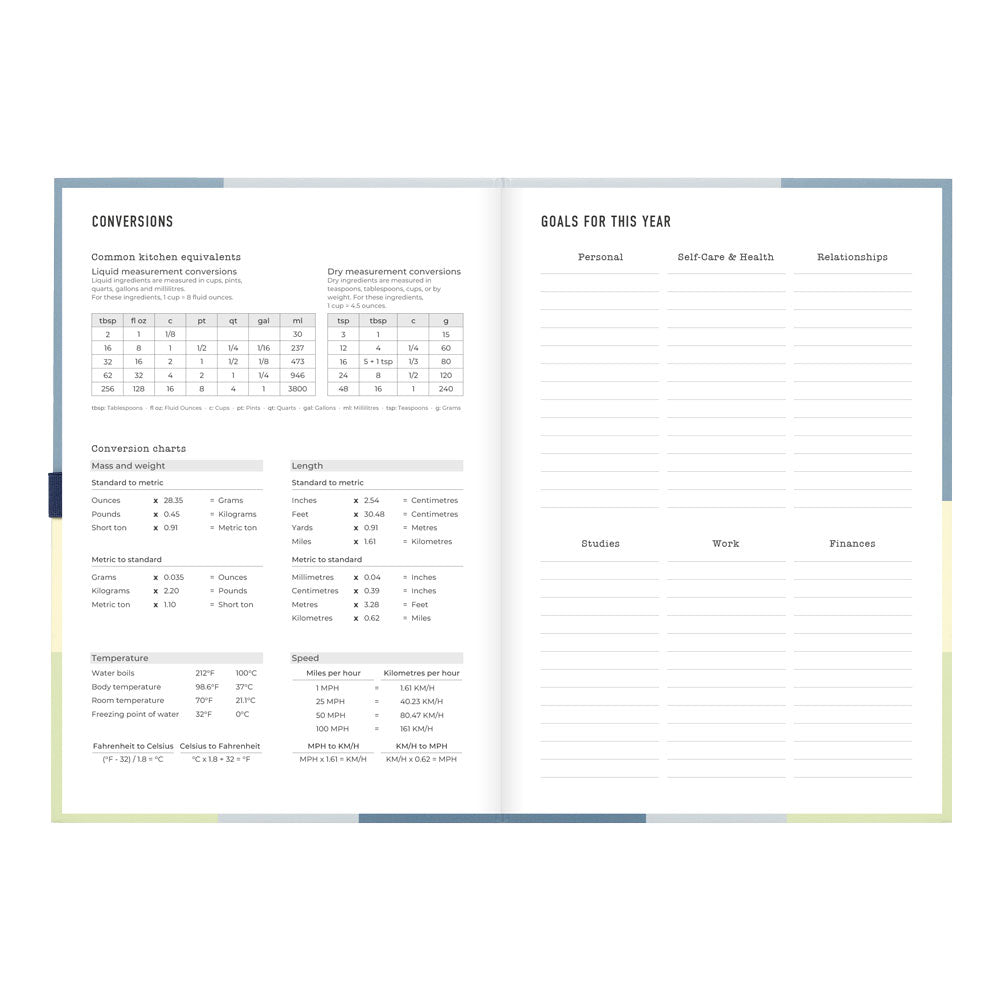 Letts A5 Weekly Planner, Gradient, 2027 Blue 27-082571 27-082571 #colour_gradient-blue