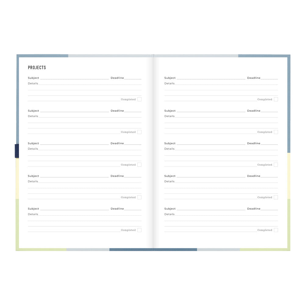 Letts A5 Weekly Planner, Gradient, 2027 Blue 27-082571 27-082571 #colour_gradient-blue