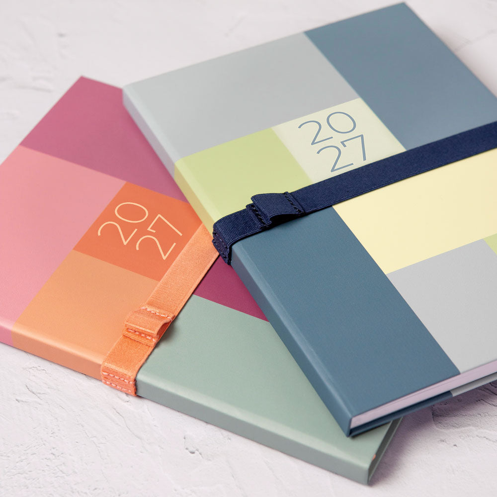 Letts A5 Weekly Planner, Gradient, 2027 Blue 27-082571 27-082571 #colour_gradient-blue
