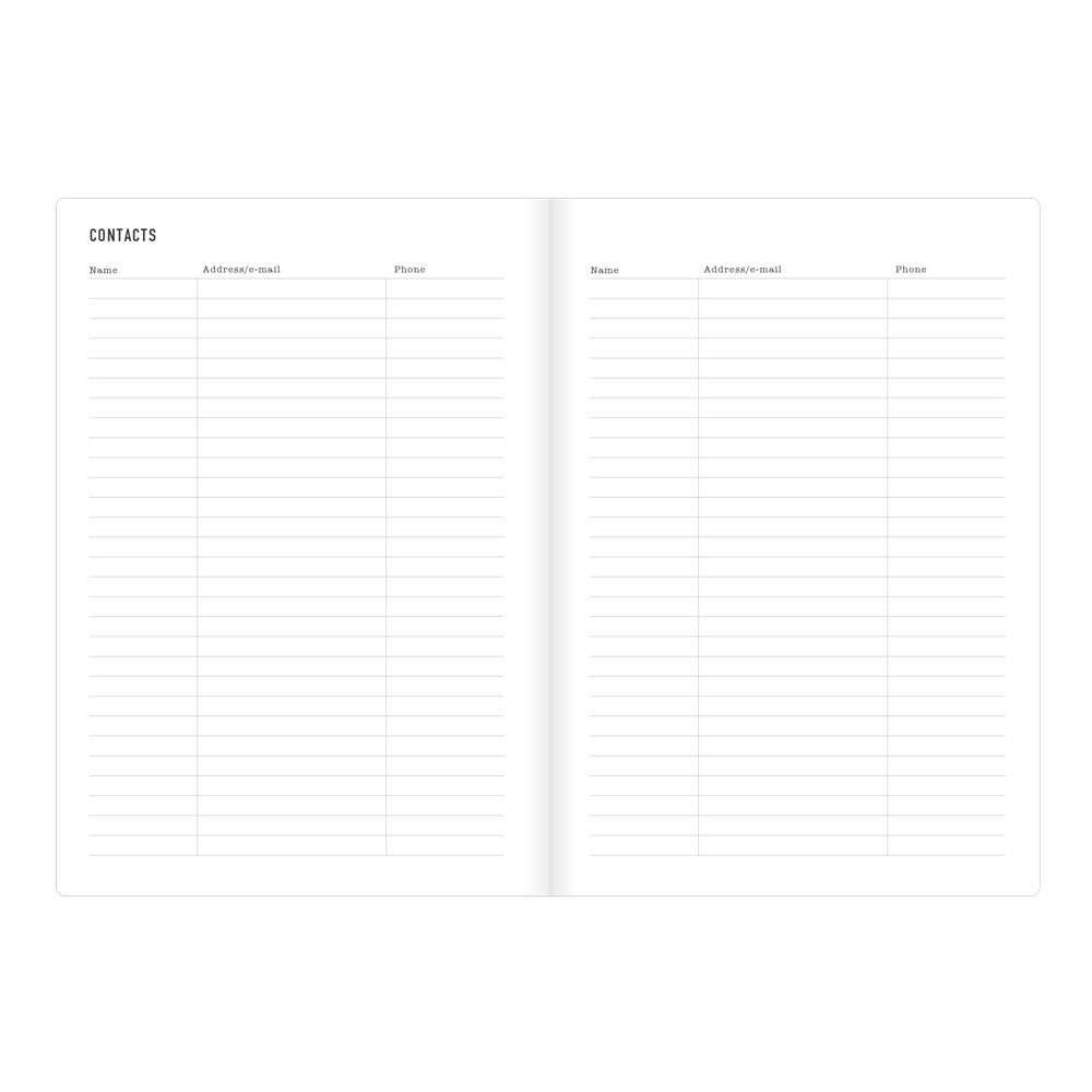 Letts A5 Weekly Planner, Denim, Multilanguage, 2027 27-082644 #colour_denim-blue
