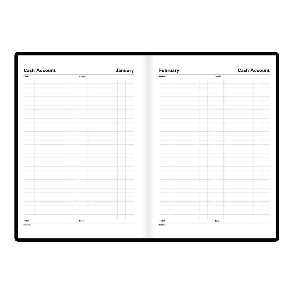 Letts A5 Daily Appointment Book, Standard, English, 2027 27-C10XBK #colour_black