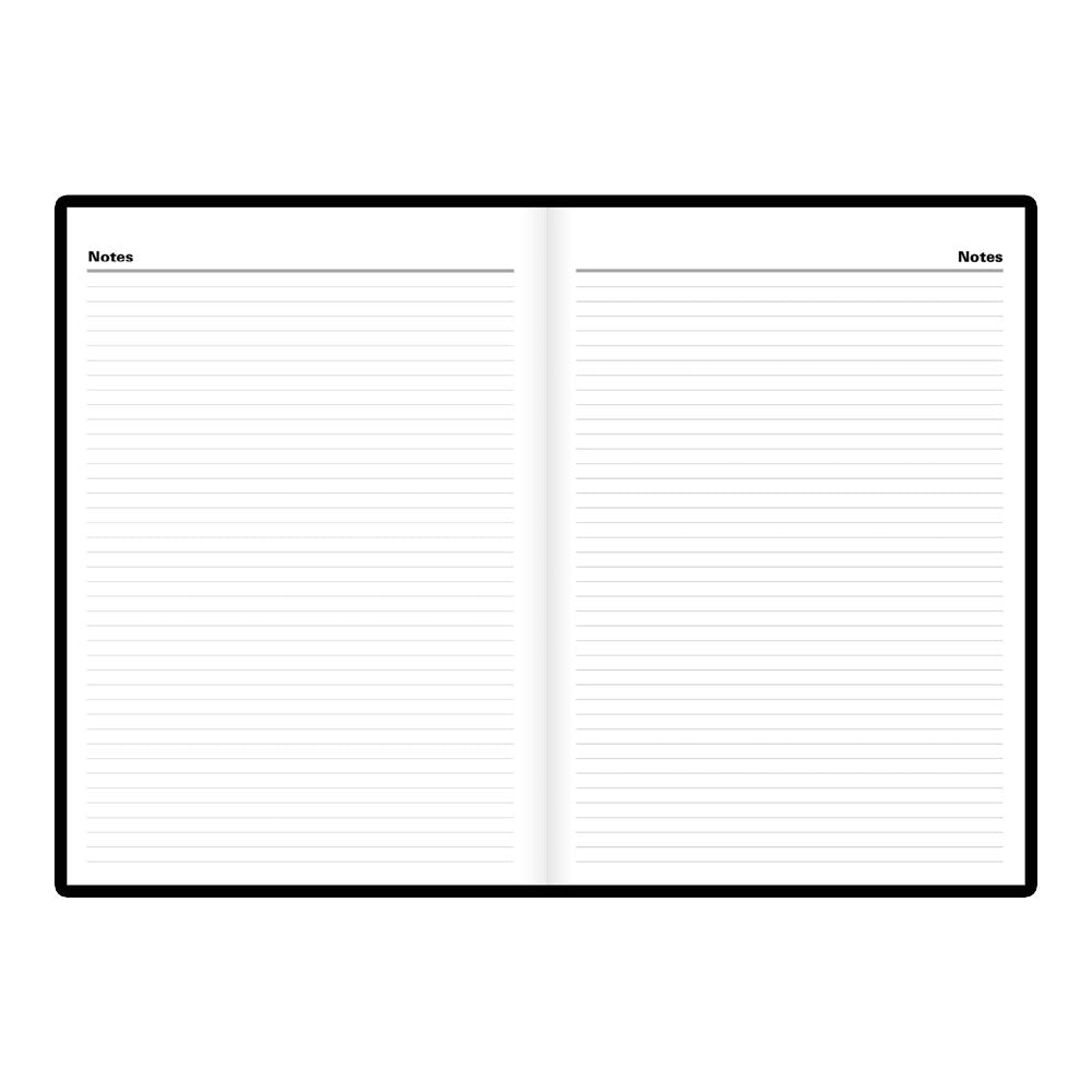 Letts A4 Daily Planner, Standard, English, 2027 27-C10ZBK #colour_black