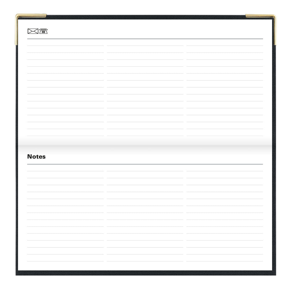 Letts Slim Monthly 13-Month Planner, Classic, English, 2027 27-C12SBK #colour_black