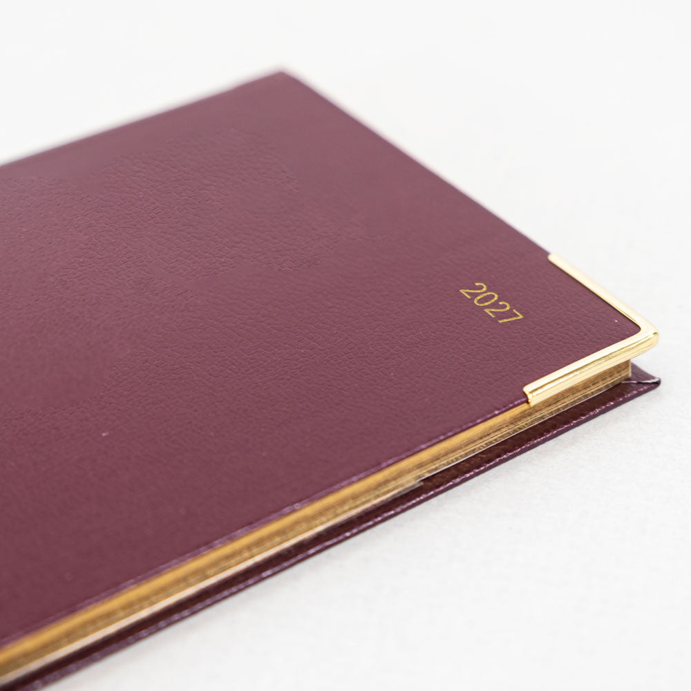 Letts Slim Monthly 13-Month Planner, Classic, English, 2027 27-C12SBY #colour_burgundy
