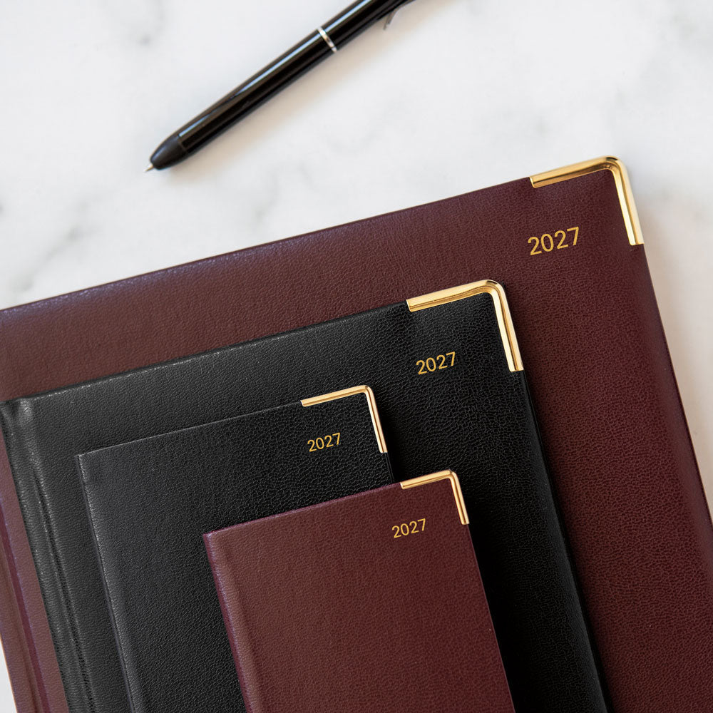 Letts Slim Monthly 13-Month Planner, Classic, English, 2027 27-C12SBY #colour_burgundy