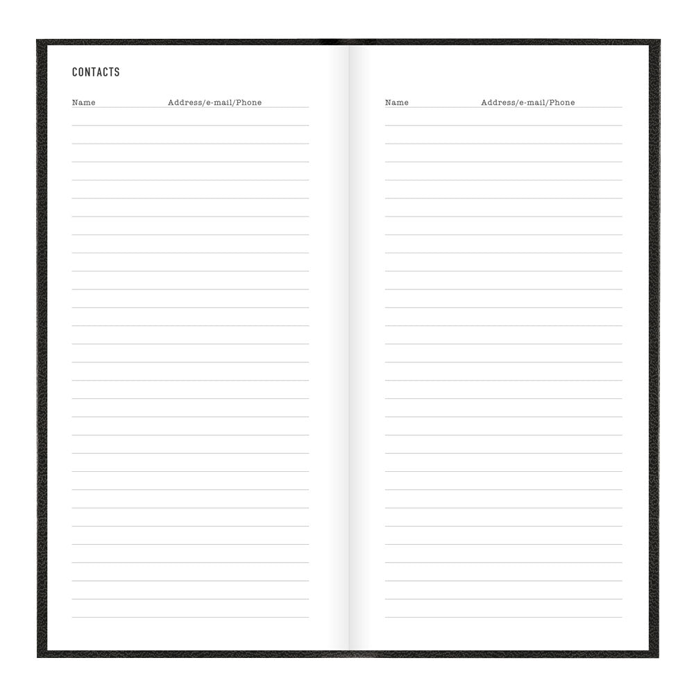 Letts Compact Weekly Planner, Principal, Multilanguage, 2027 27-C30NUBK #colour_black