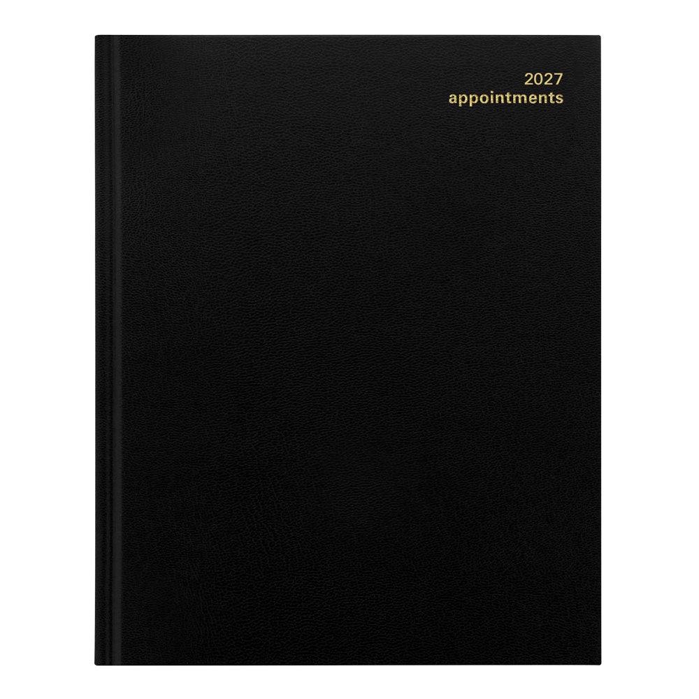 Letts Quarto Weekly Appointment Book, Principal, English, 2027 27-C30YABK #colour_black