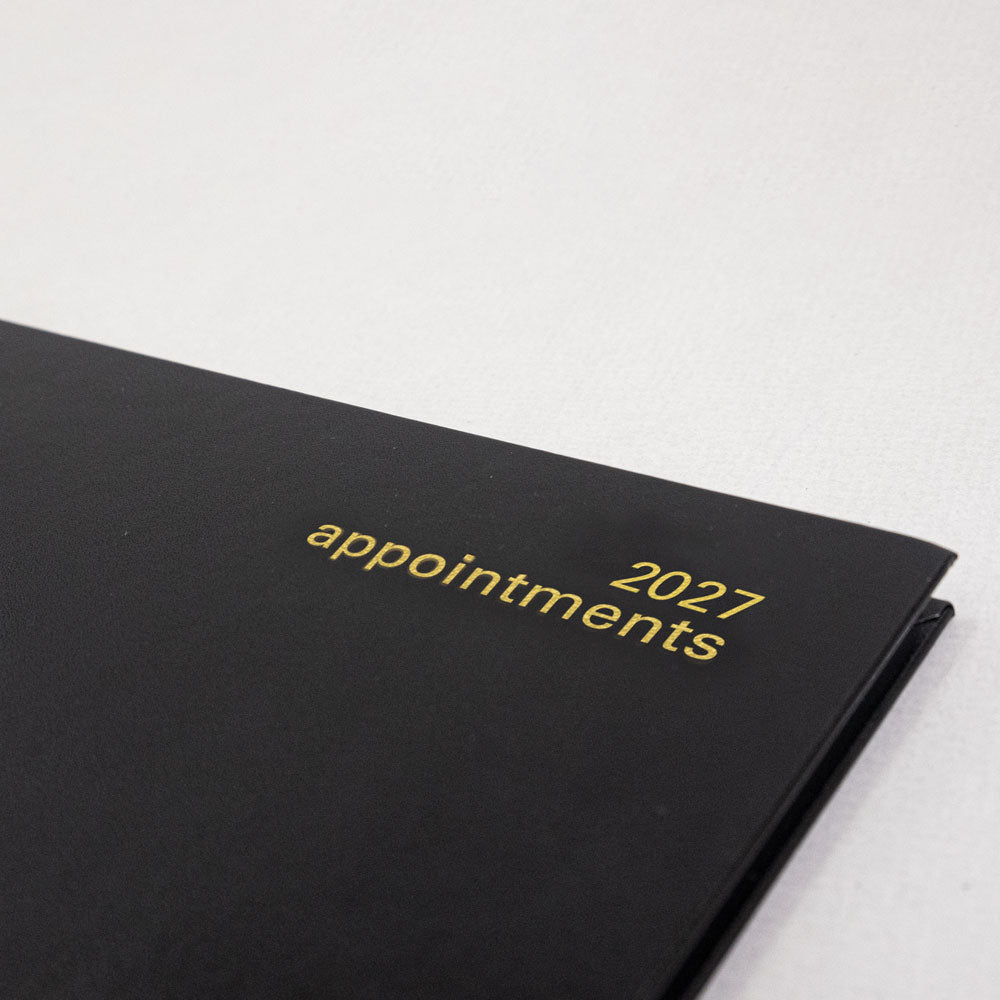 Letts Quarto Weekly Appointment Book, Principal, English, 2027 27-C30YABK #colour_black