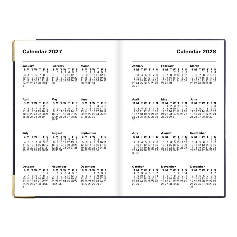 Letts Pocket Weekly Planner, Classic, English, 2027 27-C32EBE #colour_blue