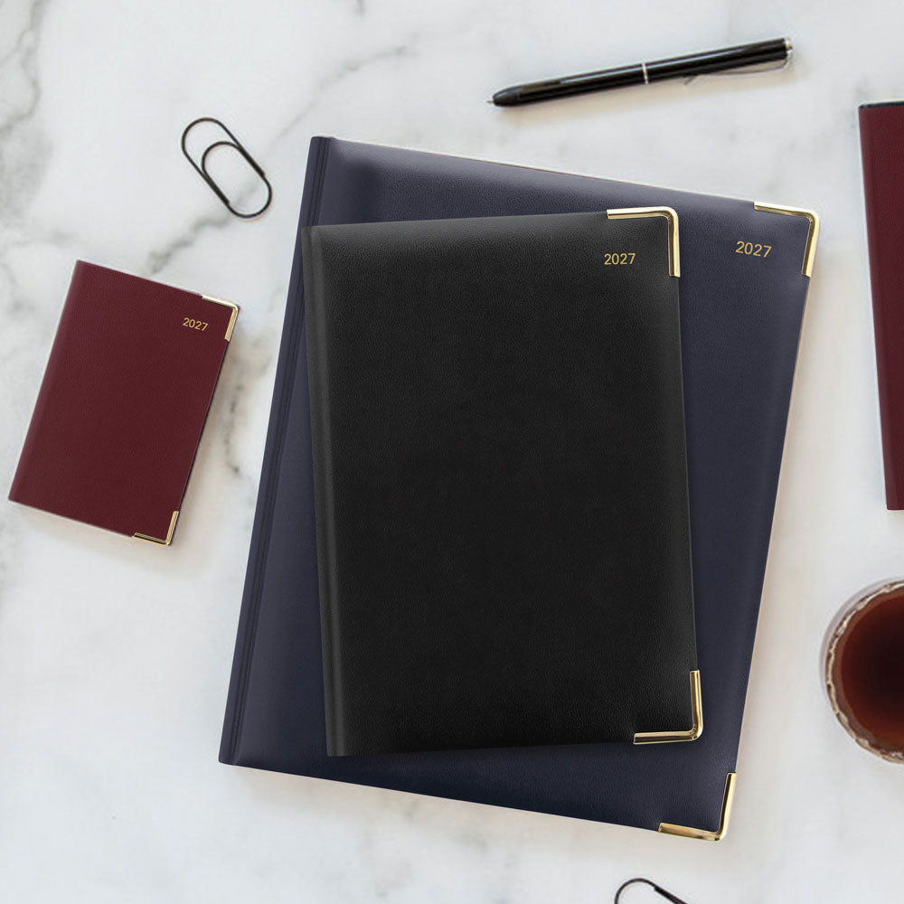 Letts Pocket Weekly Planner, Classic, English, 2027 27-C32EBY #colour_burgundy