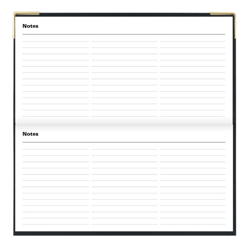 Letts Slim Weekly Appointment Book, Classic, English, 2027 27-C32SBK #colour_black