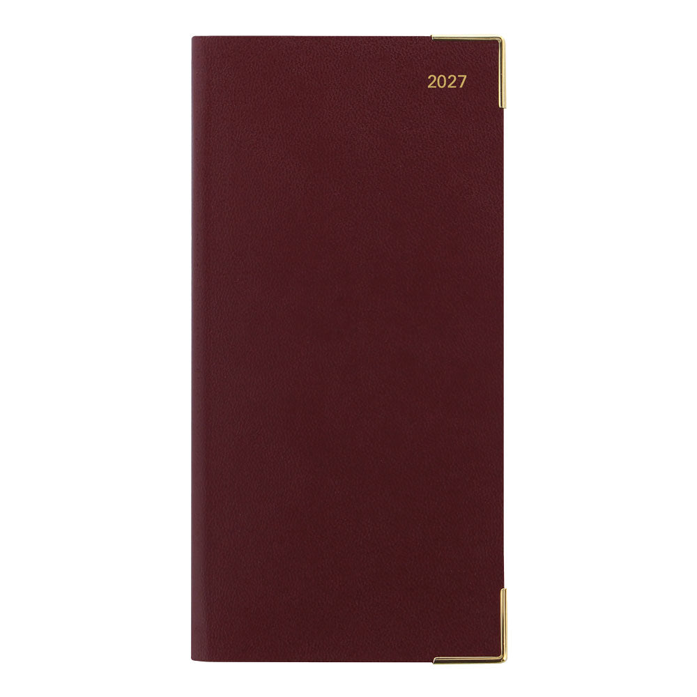 Letts Slim Weekly Appointment Book, Classic, English, 2027 27-C32SBY #colour_burgundy